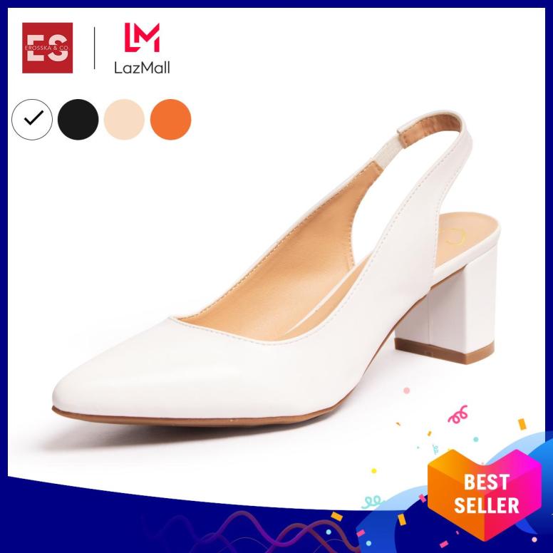 Giày nữ, giày cao gót slingback Erosska thời trang nữ kiểu dáng basic _ EH015 (BA) giá rẻ