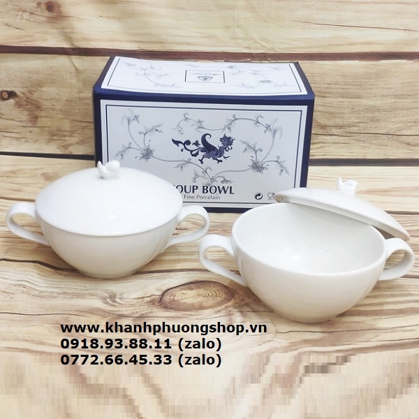 thố súp Anh Vũ sứ Minh Long - thố súp sứ Minh Long