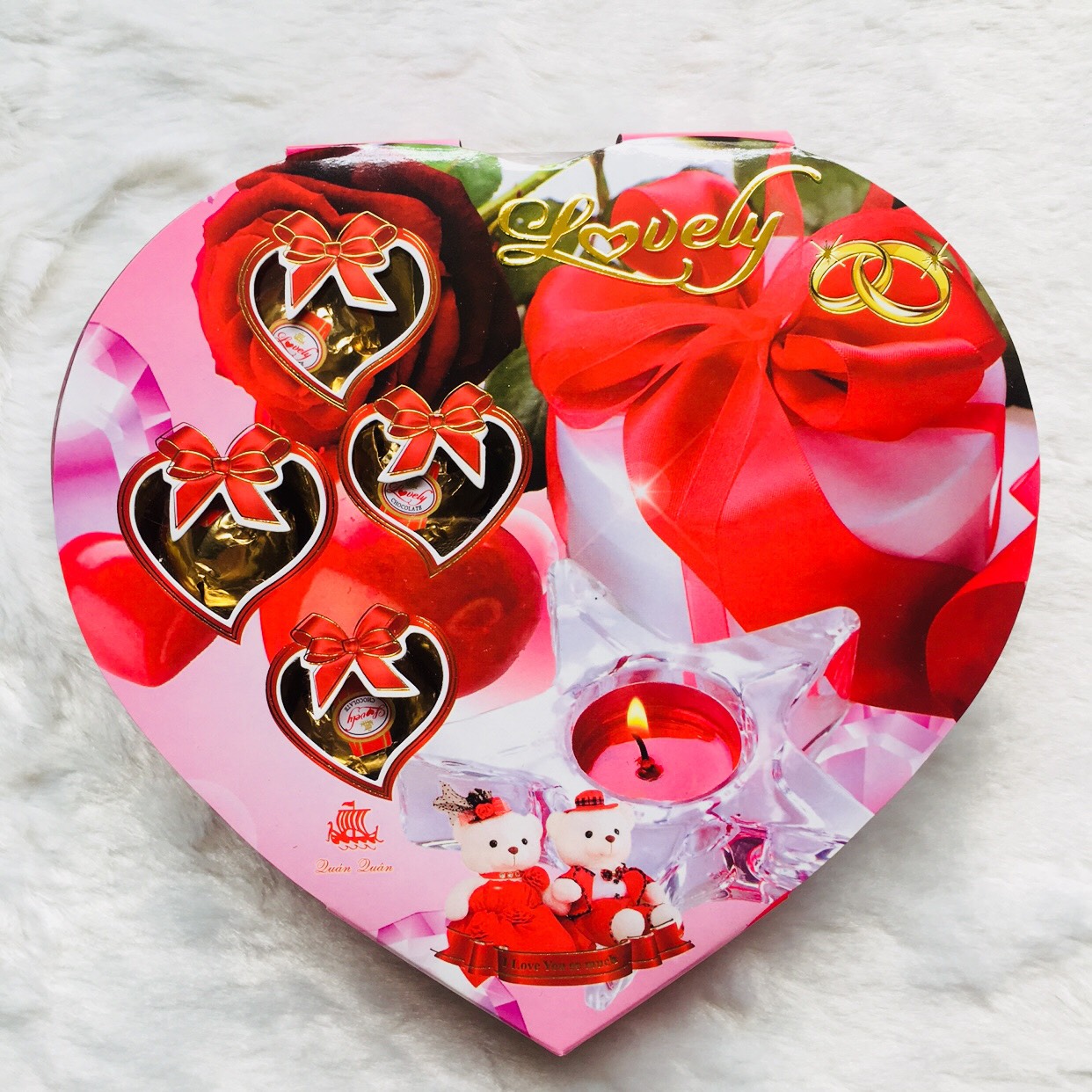 Combo 2 hộp socola hình trái tim siêu ngon siêu rẻ