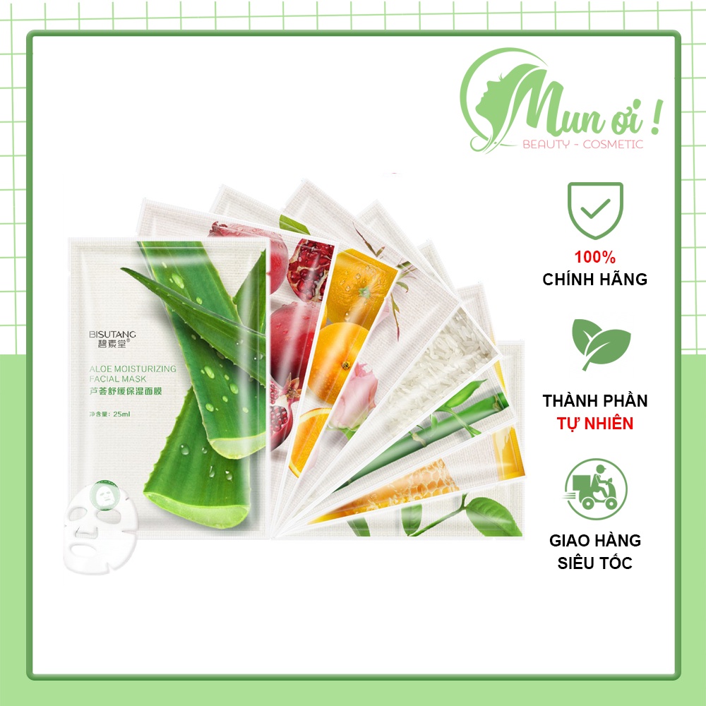 Combo 10 Miếng Mặt Nạ Trái Cây Nhiều Mẫu