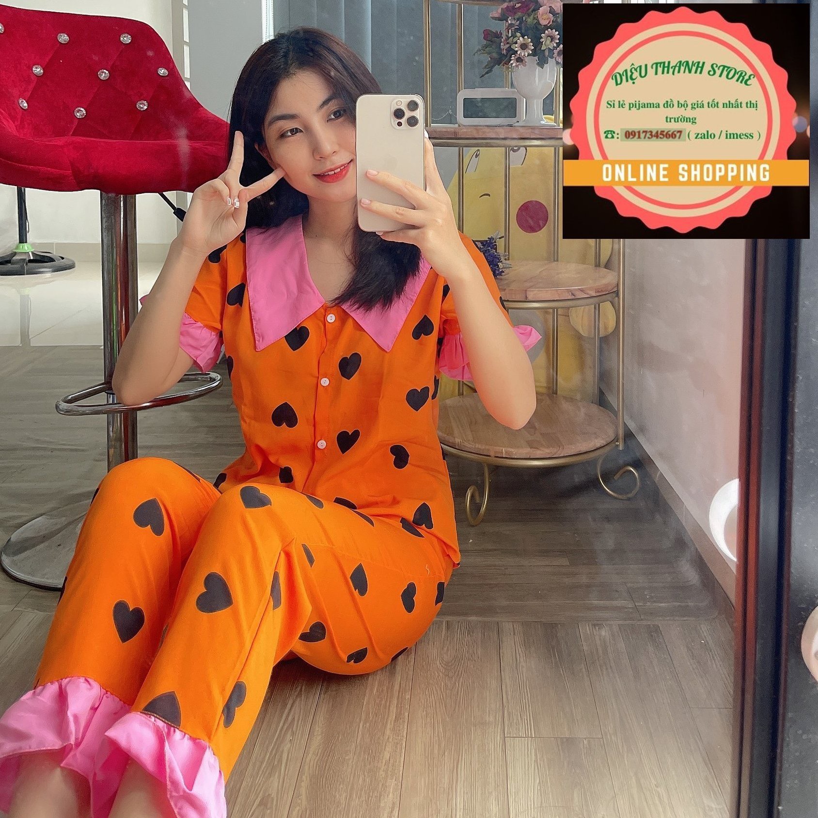[HOT TIỂU THƯ LỤA HÀN XỊN]ĐỒ BỘ PIJAMA LỤA HÀN XỊN SIZE DƯỚI 55KG ẢNH THẬT