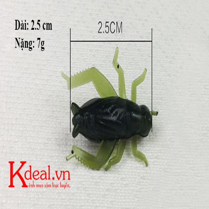 [HCM]Mồi Dế Câu Cá Giá Rẻ 2.5cm - 7g Màu Đen