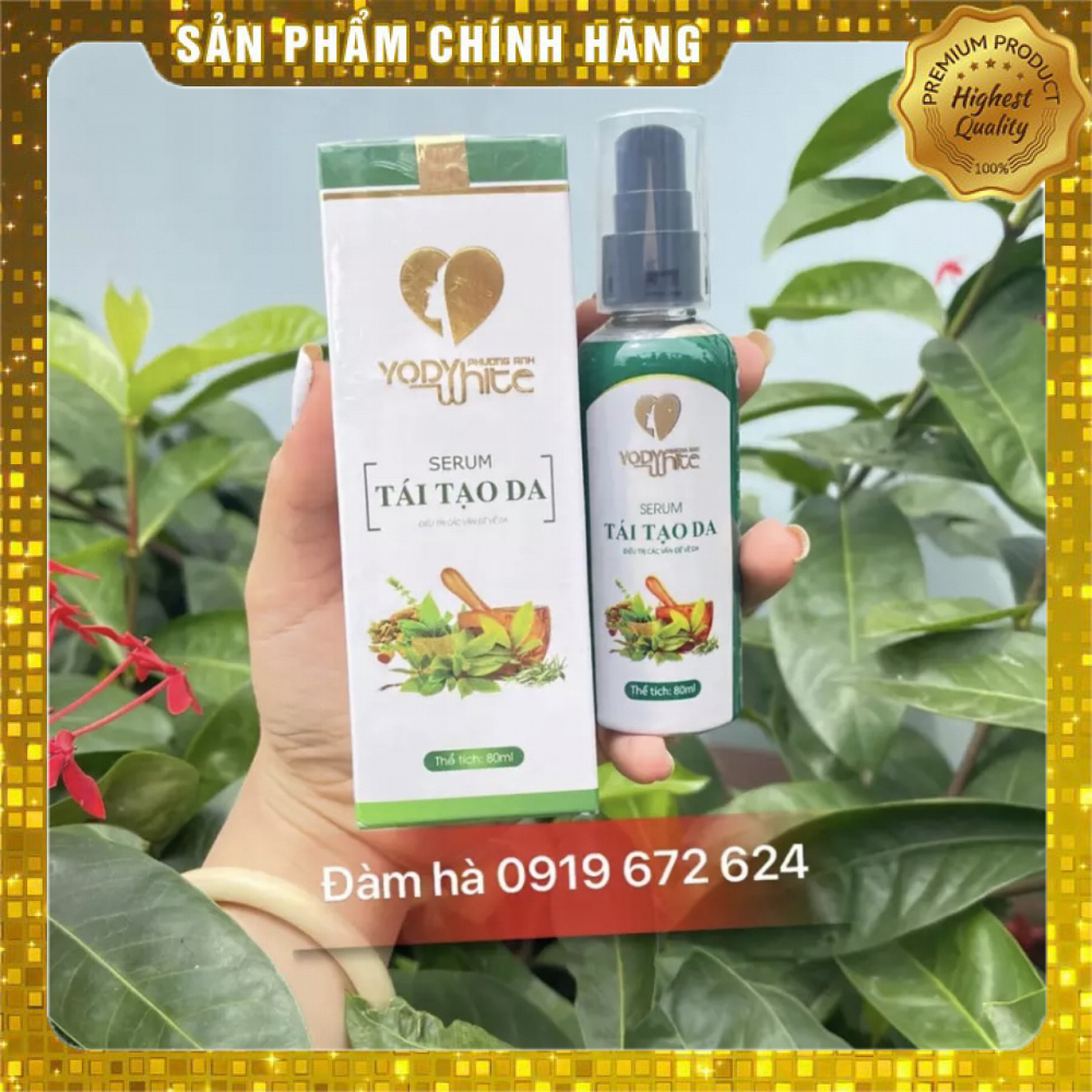 Thảo dược tái tạo da Yody White Phương Anh, làm sạch mụn nám tàn nhang