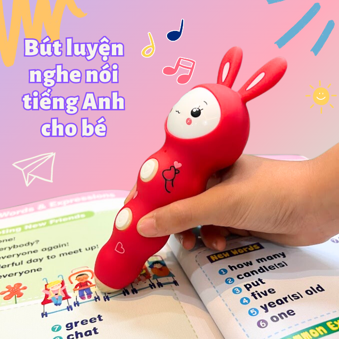 Bút chấm đọc học tiếng Anh Chatter Patter (12 sách + 100 thẻ đọc + 1 từ điển)