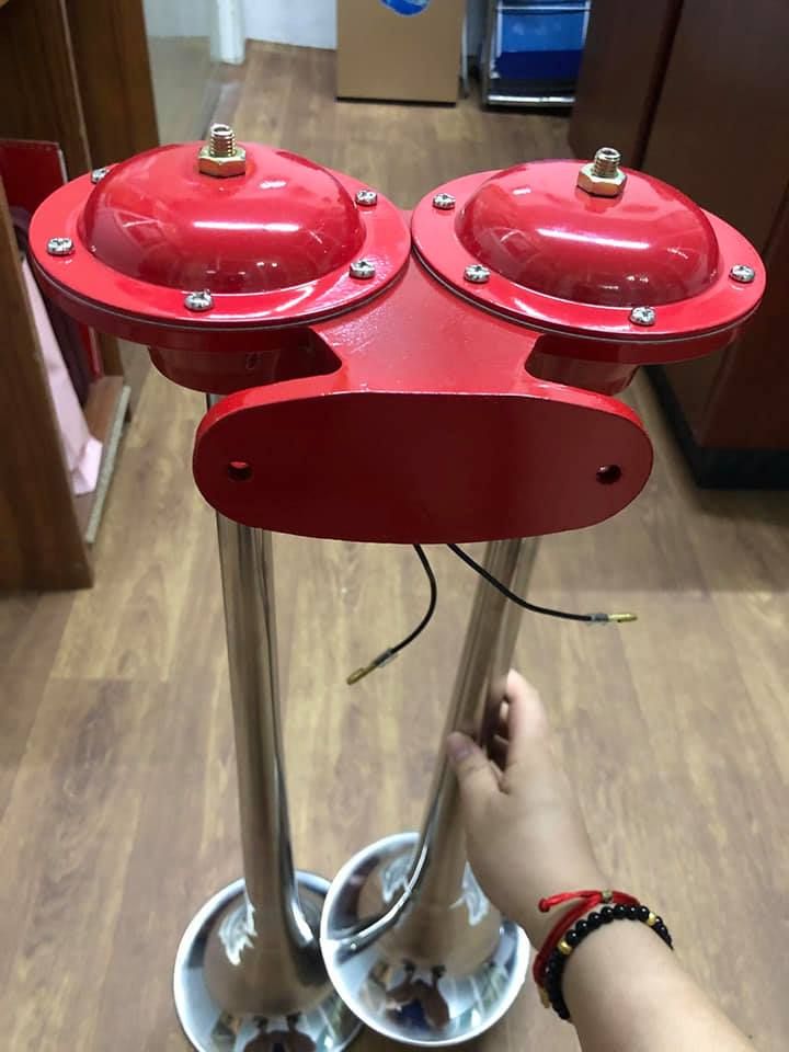 CÒI HƠI 2 LOA ĐẾ ĐỎ CHẤT ÂM SIÊU KHỦNG