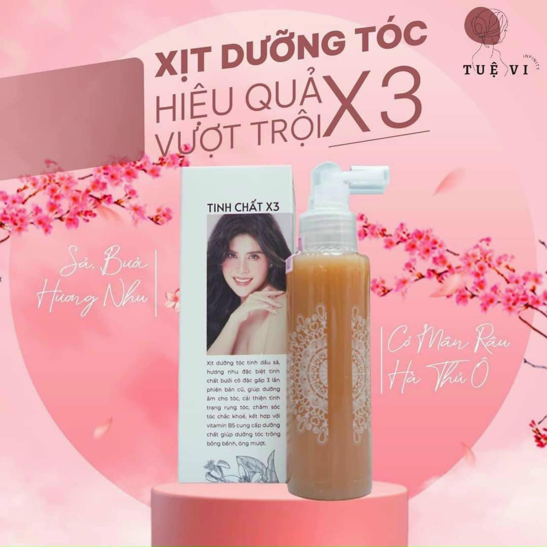 [Chính Hãng CTY 100%] Xịt Mọc Tóc Tinh Chất Sả Bưởi TUỆ VI INFINITY