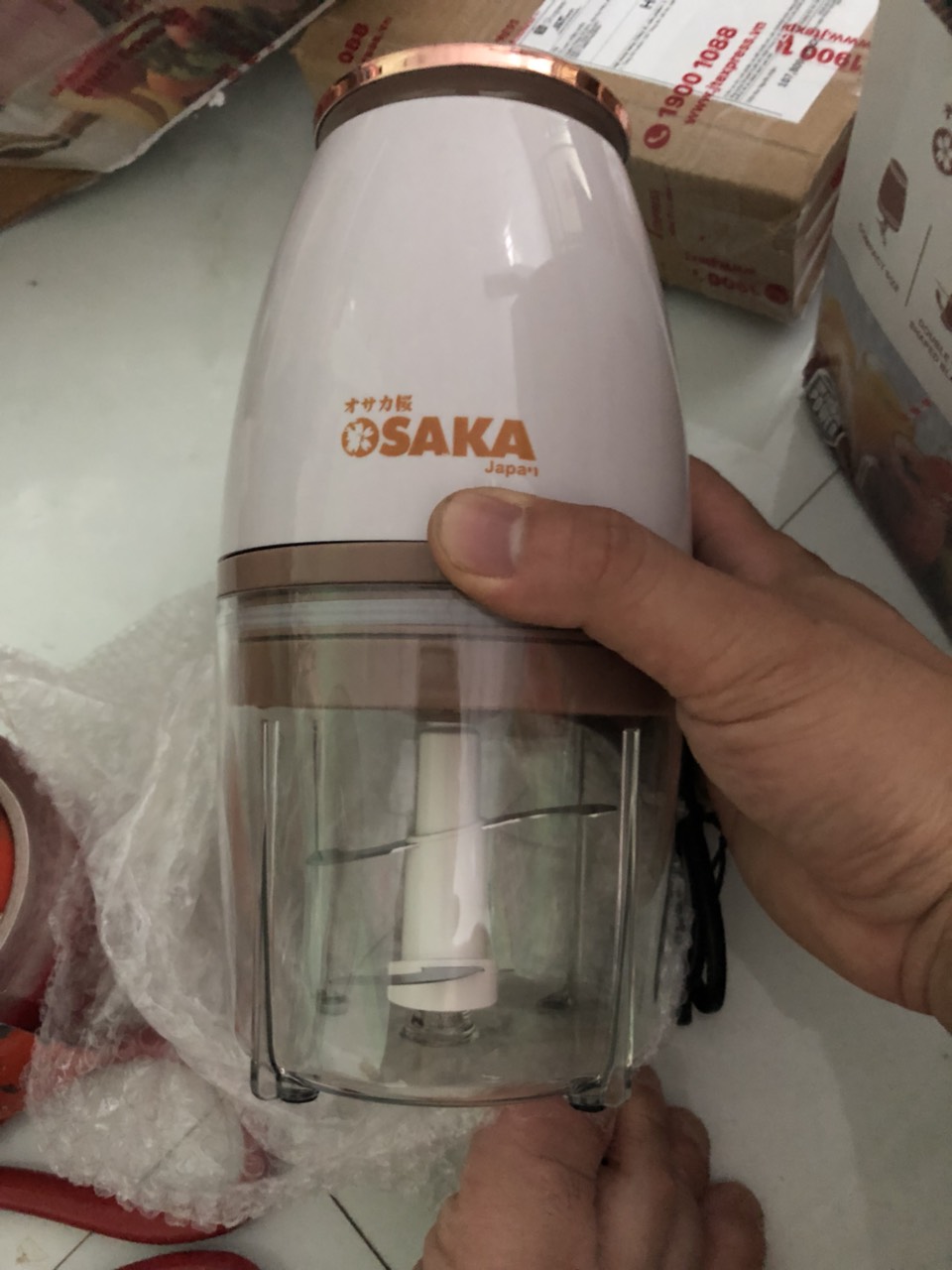Phụ kiện máy xay osaka nắp nâu nắp