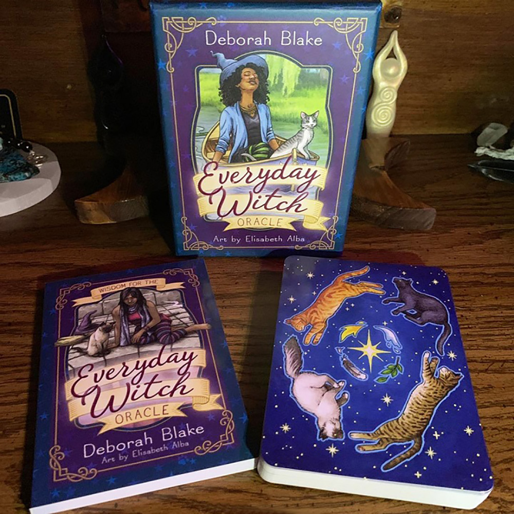 Bộ Bài Oracle Everyday Witch Oracle Tặng Đá Thanh Tẩy