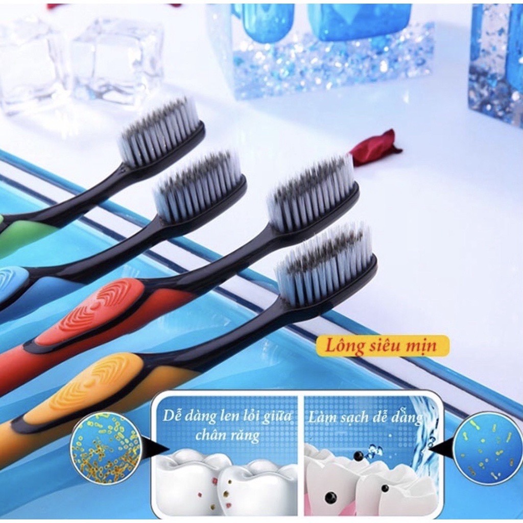 Bàn Chải Đánh Răng Than Tre Hàn Quốc BOSSI ( Rẻ vô địch)