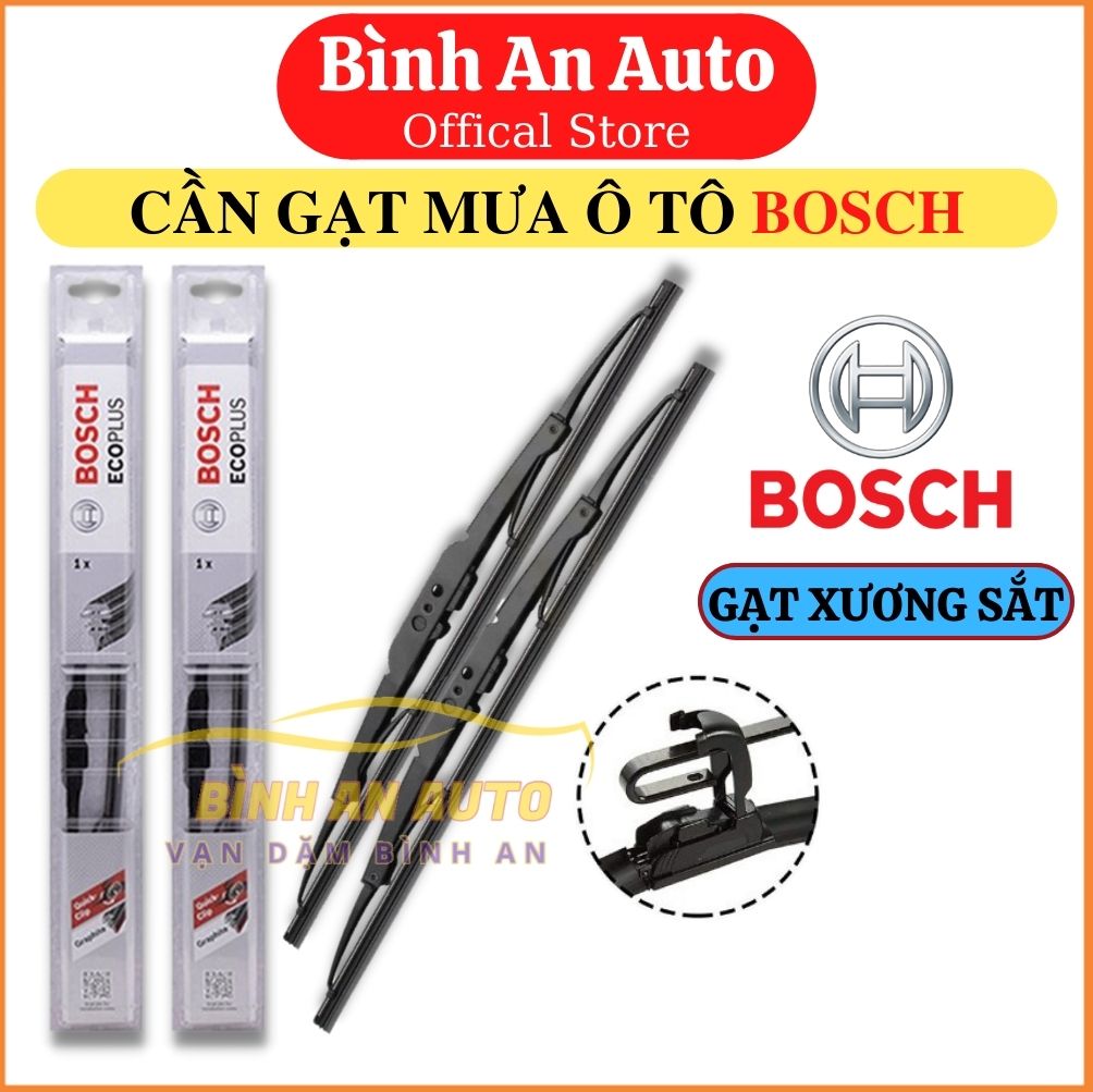 Cần gạt mưa HONDA CRV 2002-2023 Loại BOSCH AEROFIT không xương Silicone, loại BOSCH ECOPLUS thân cứng xương sắt