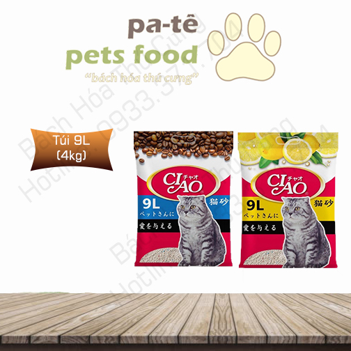 Cát vệ sinh cho mèo cát Ciao 9L ( 4kg)