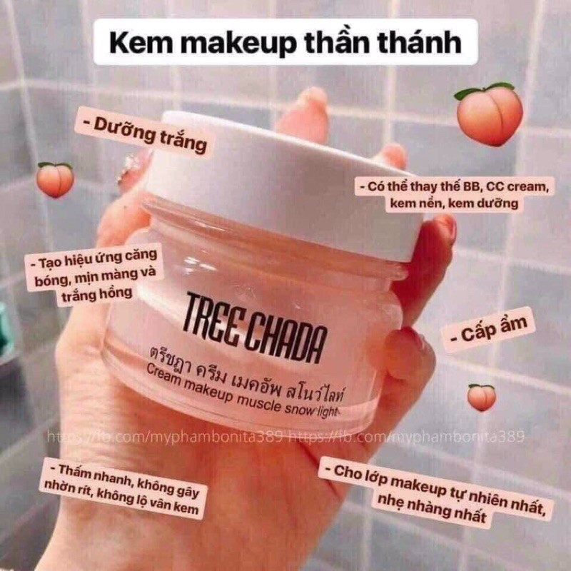 Kem nền makeup treechada thailand