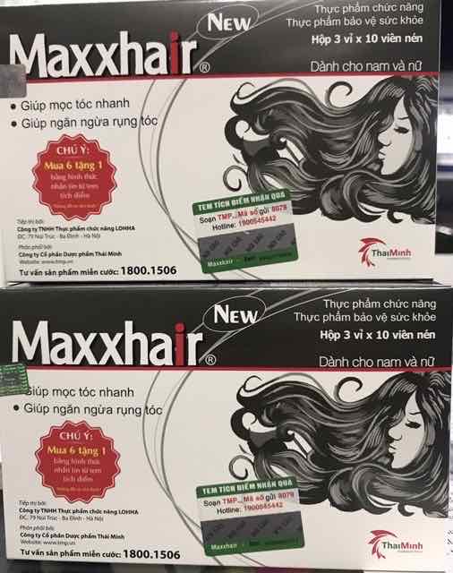 HCMMAXXHAIR ngăn rụng tóckích thích tóc mọc nhanh.nhắn tin tích điểm  mua