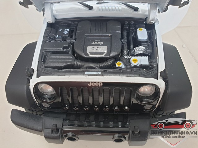 Xe mô hình Jeep Wrangler Rubicon, tỉ lệ 1:18