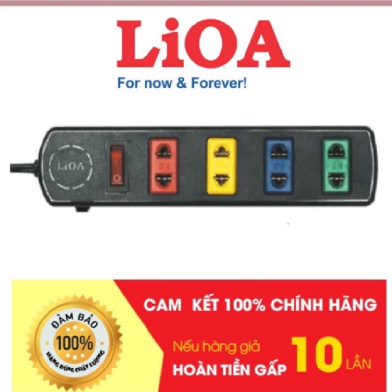Bảng giá Ổ LIOA 4 lỗ cắm 3m/5m