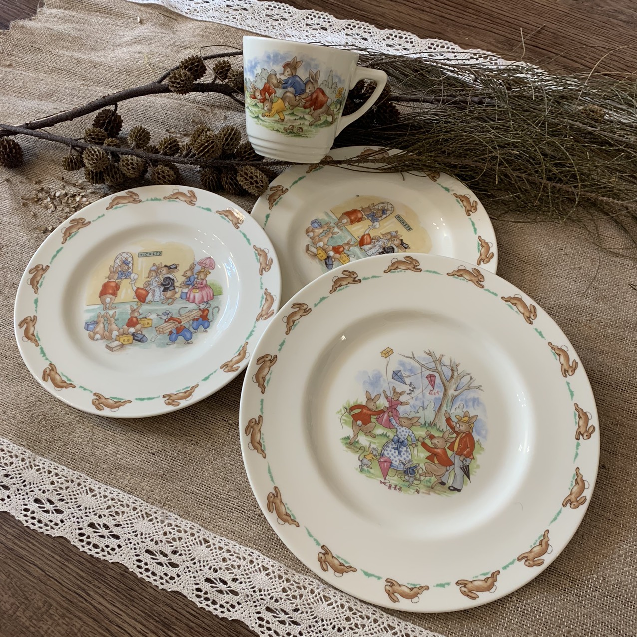 Bộ thỏ Bunnykins ( Hàng Limited của Anh )