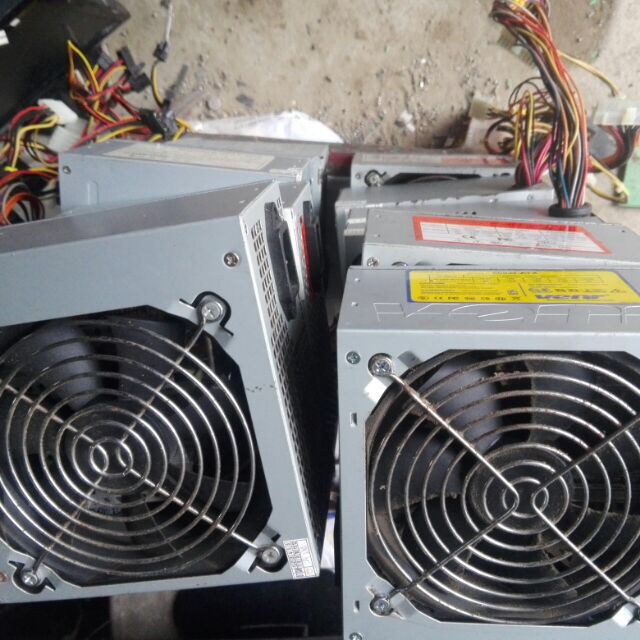 Bộ nguồn máy tính 300-400W quạt 12 inch, linh kiện máy tính, tản nhiệt và nguồn điện, nguồn máy tính.