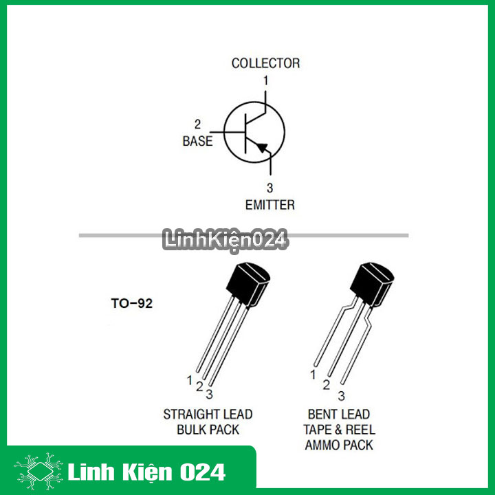 Bộ 5 con A1013 160V 1A TO-92 PNP