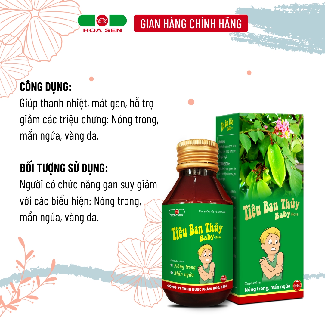 Tiêu Ban Thủy Baby - Hose (Hàng chính hãng)