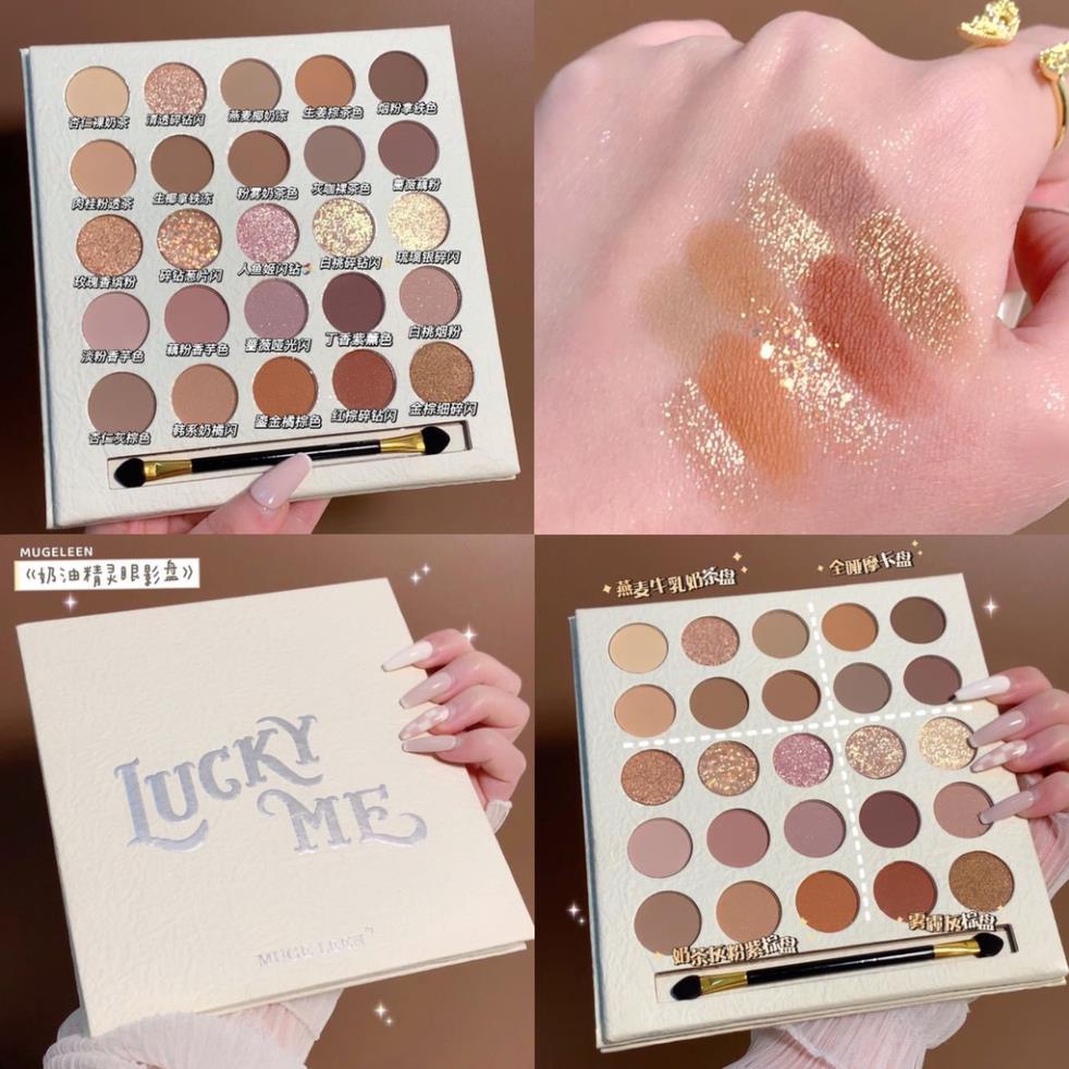 Bảng phấn mắt 25 ô Mugeleen LUCKY ME