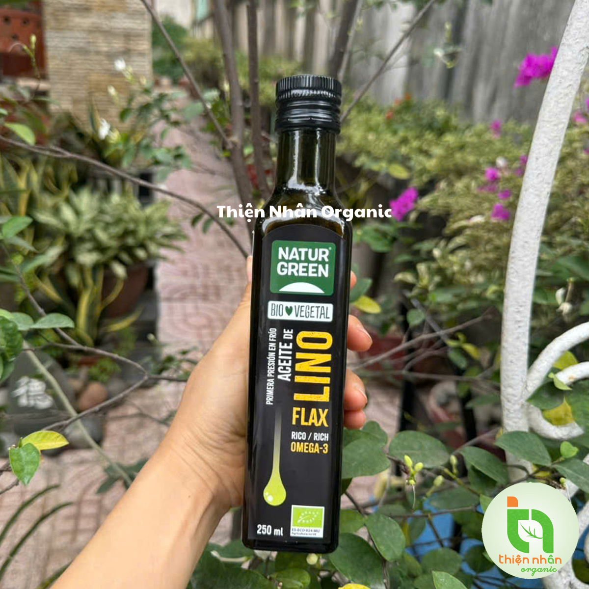 Dầu hạt lanh hữu cơ Natur Green 250ml