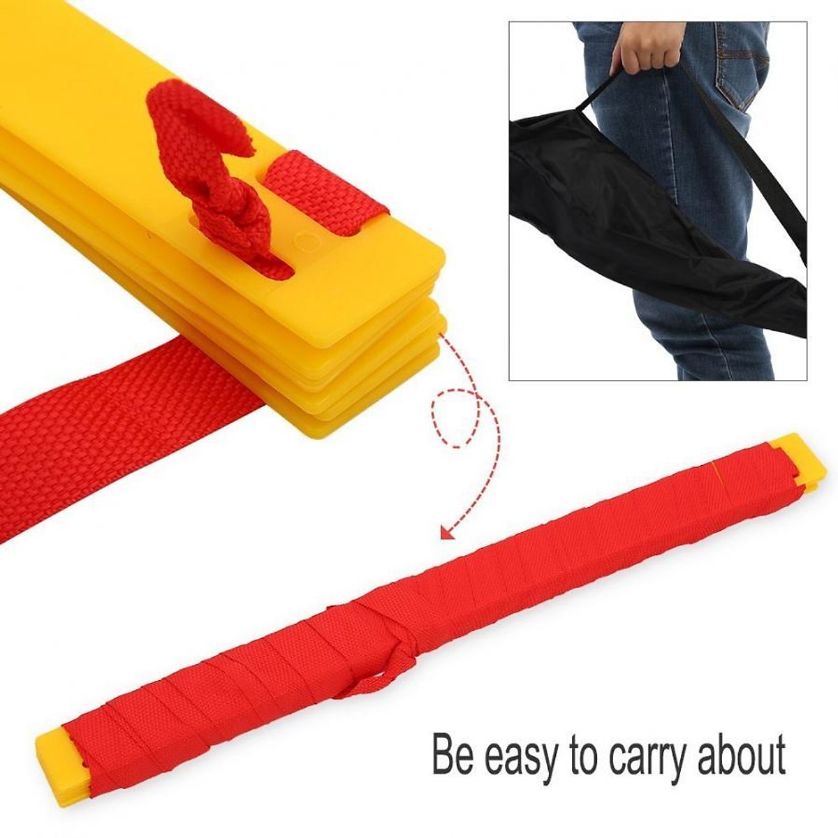 Thang dây tập luyện thể lực, thể thao 9m (18 thanh)