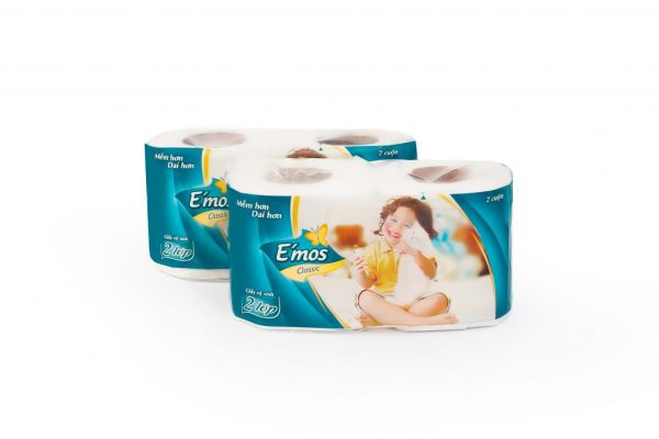 Giấy vệ sinh E’mos Classic 12 cuộn