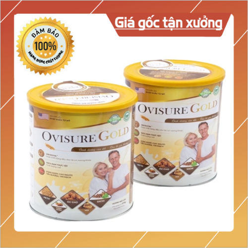 Combo 2 lon sữa hạt xương khớp Ovisure Gold date mới