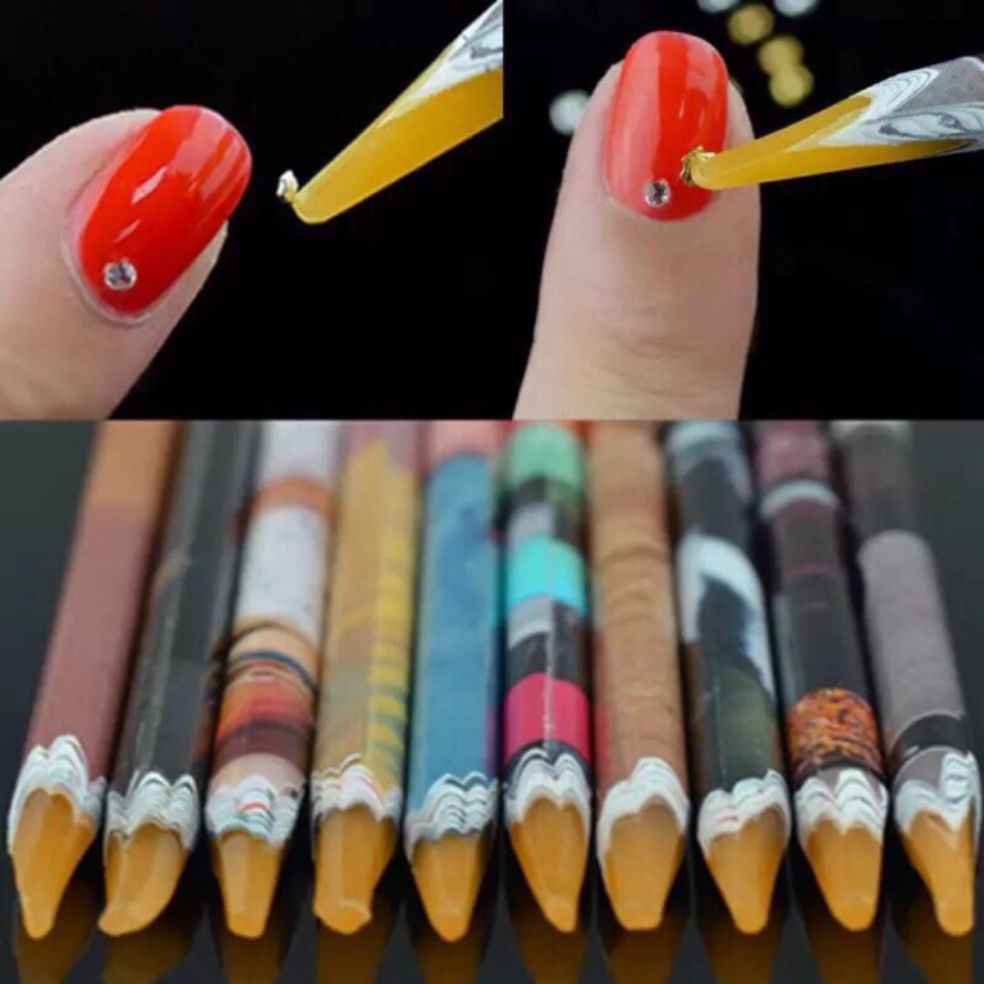 Bút sáp thạch chấm đá, phụ kiện nail siêu tiết kiệm
