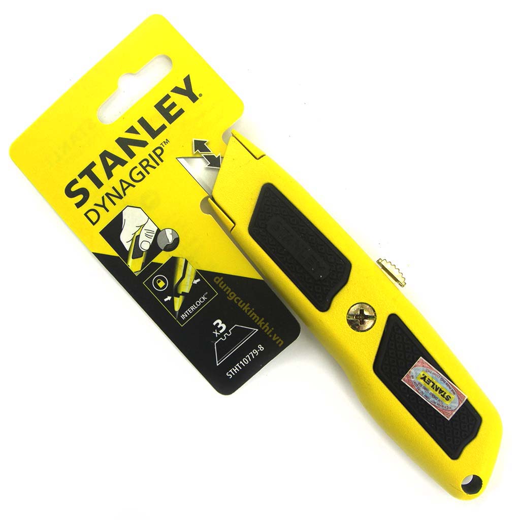Dao rọc cáp (cán nhôm màu vàng) 6''/ 150mm Stanley 10-779