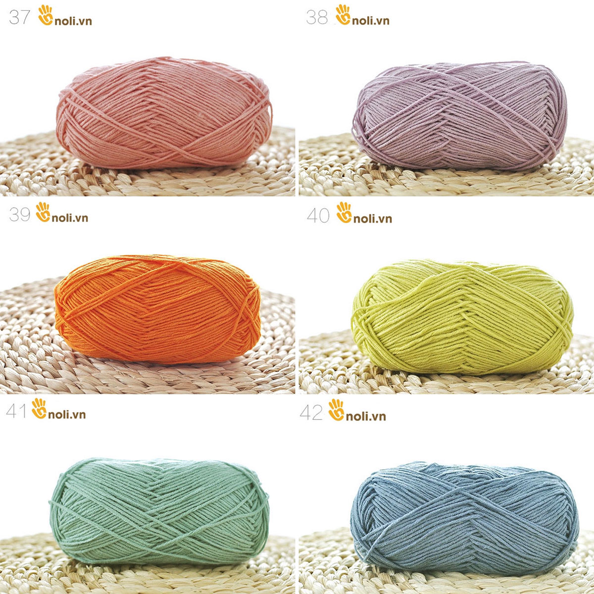 Len baby yarn không bai dão, không phai màu, an toàn cho trẻ nhỏ, cực kì mềm mại 40g