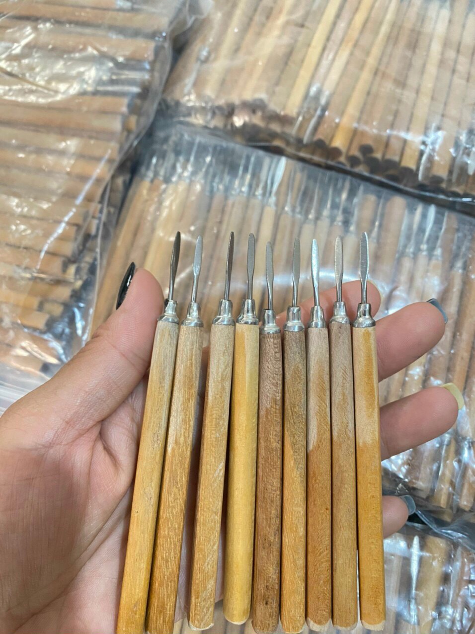 Cây Lấy Khóe Cán Gỗ - Sugar Nails
