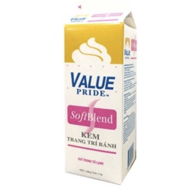 Kem trang trí bánh value pride soft blend 1l