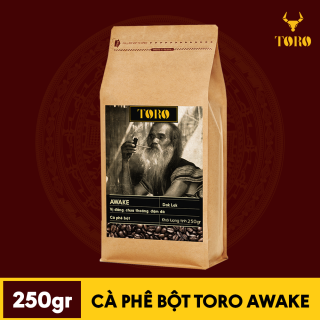 Cà Phê Bột TORO AWAKE - 250GR - Cà Phê Nguyên Chất Không Pha Tạp - Cà Phê Thật 100% - TORO COFFEE - [TORO FARM] thumbnail