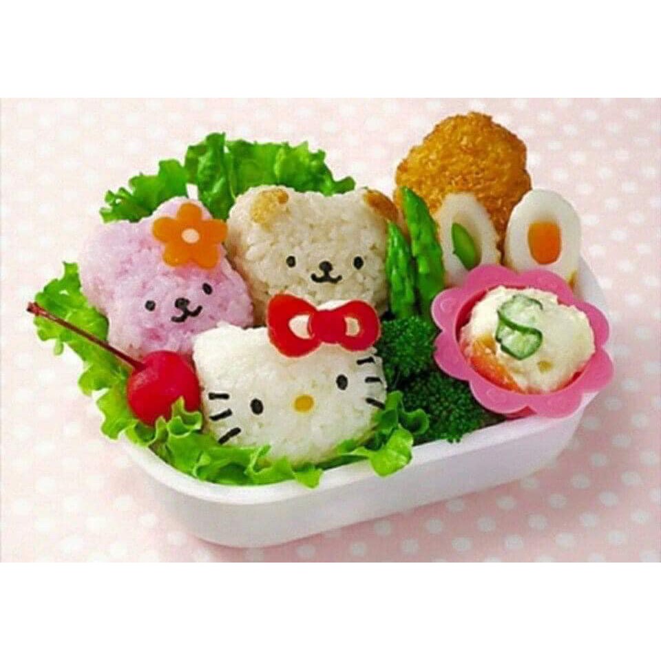 [HCM]Khuôn Cơm Bento Cho Bé Set 6 Cái