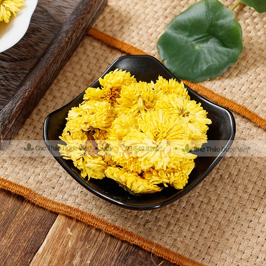 Hoa cúc vàng 1kg, trà hoa cúc khô, nguyên bông vàng đẹp, trà hoa cúc vàng, tốt cho sức khoẻ