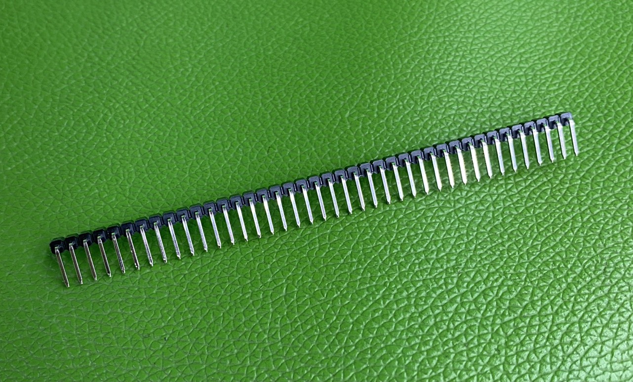 Hàng Rào Đực, Đơn, Chân cong, 40 Chân (Header 2.54 40Pin)