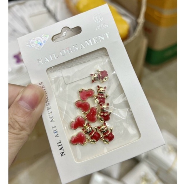 Cham kim loại đính móng siêu đẹp mẫu HOT