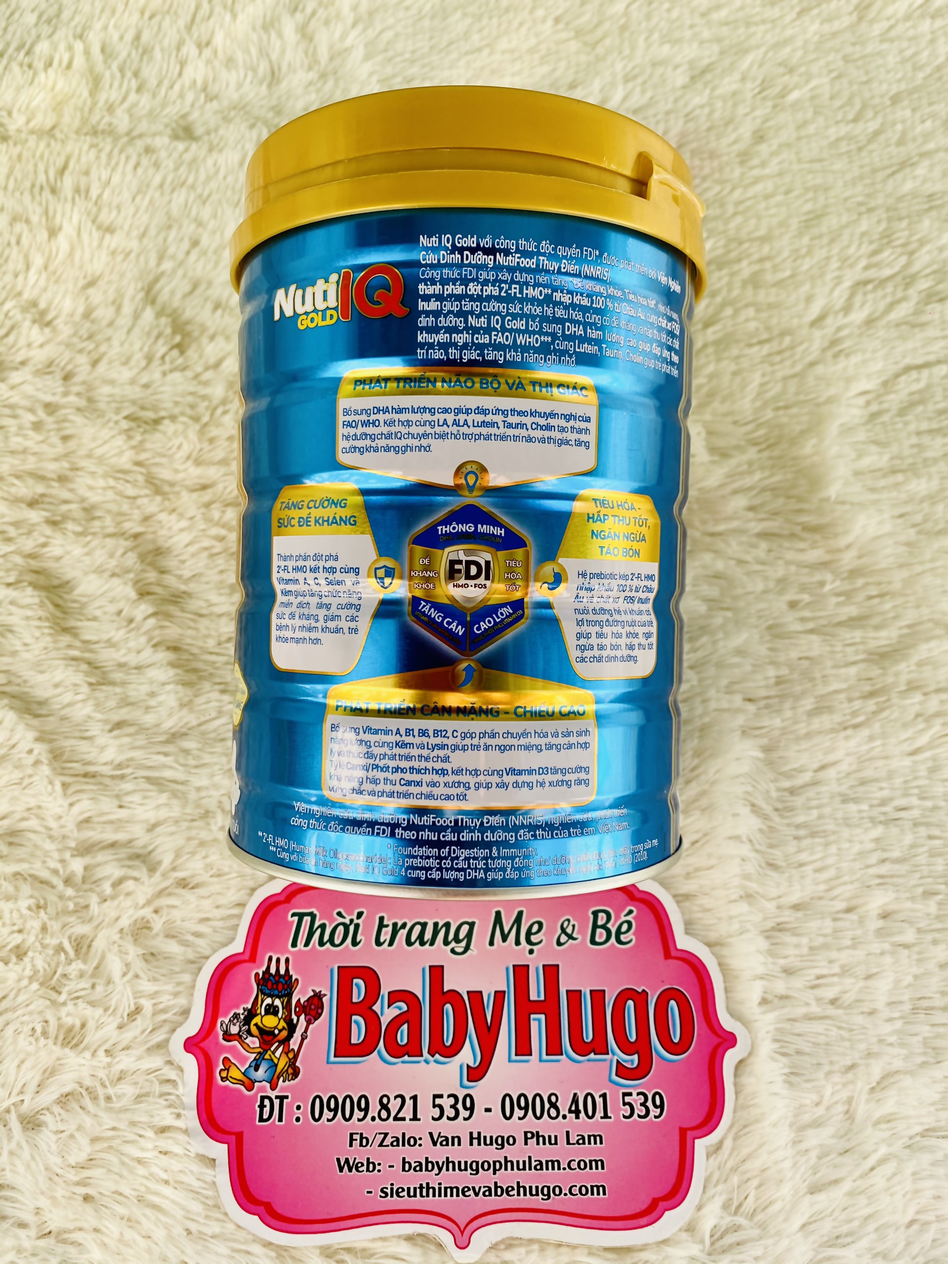 [MẪU MỚI] Sữa Bột Nutifood Nuti IQ Gold Step 4 HỘP 900g