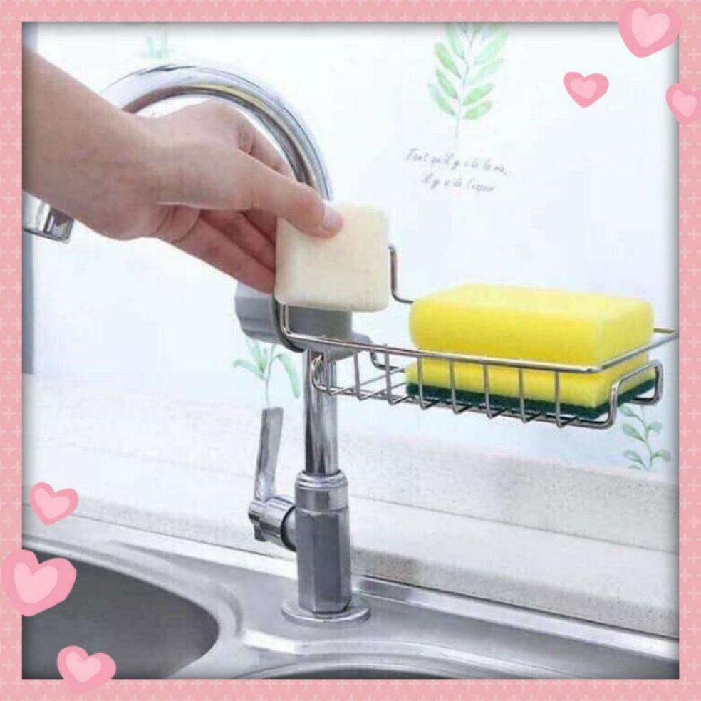 [HCM]Giá để miếng rửa chén bằng inox