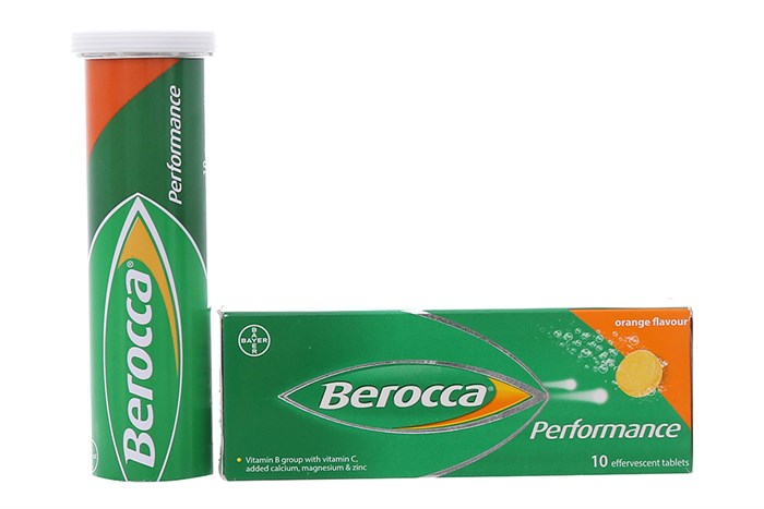 Viên Sủi Bổ Sung Vitamin Berocca Performance 10 Viên
