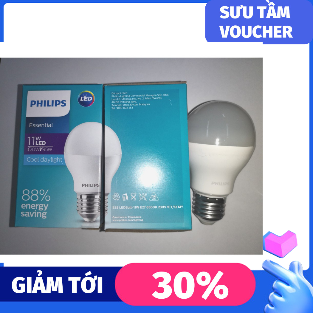 BÓNG ESS LED BULD 11W E27 6500K/3000K APR PHILIPS
