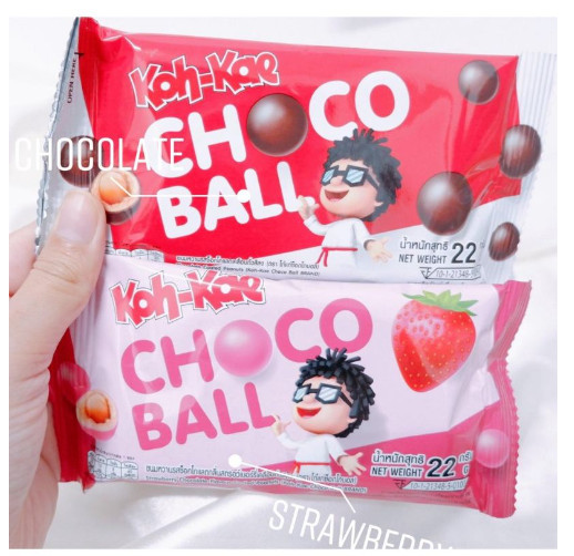 Combo 2 gói  đậu phộng phủ socola Koh kae chocoball