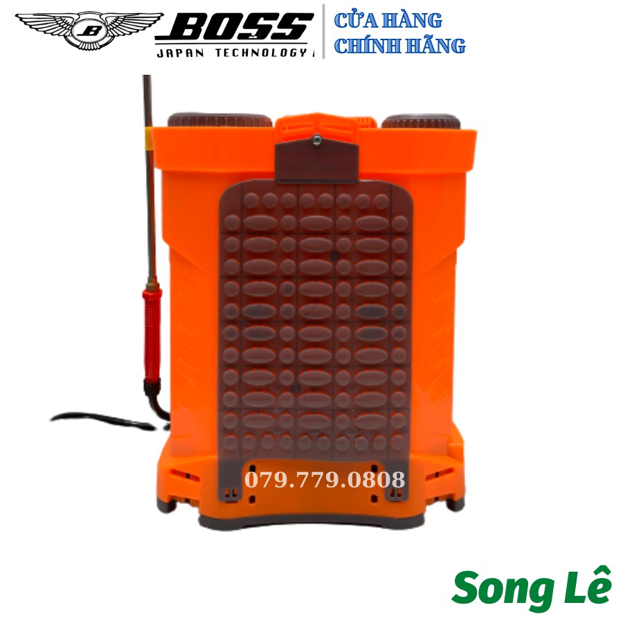 Bình xịt Điện Boss Nhật 20L - 1 Bơm - 12V/8Ah