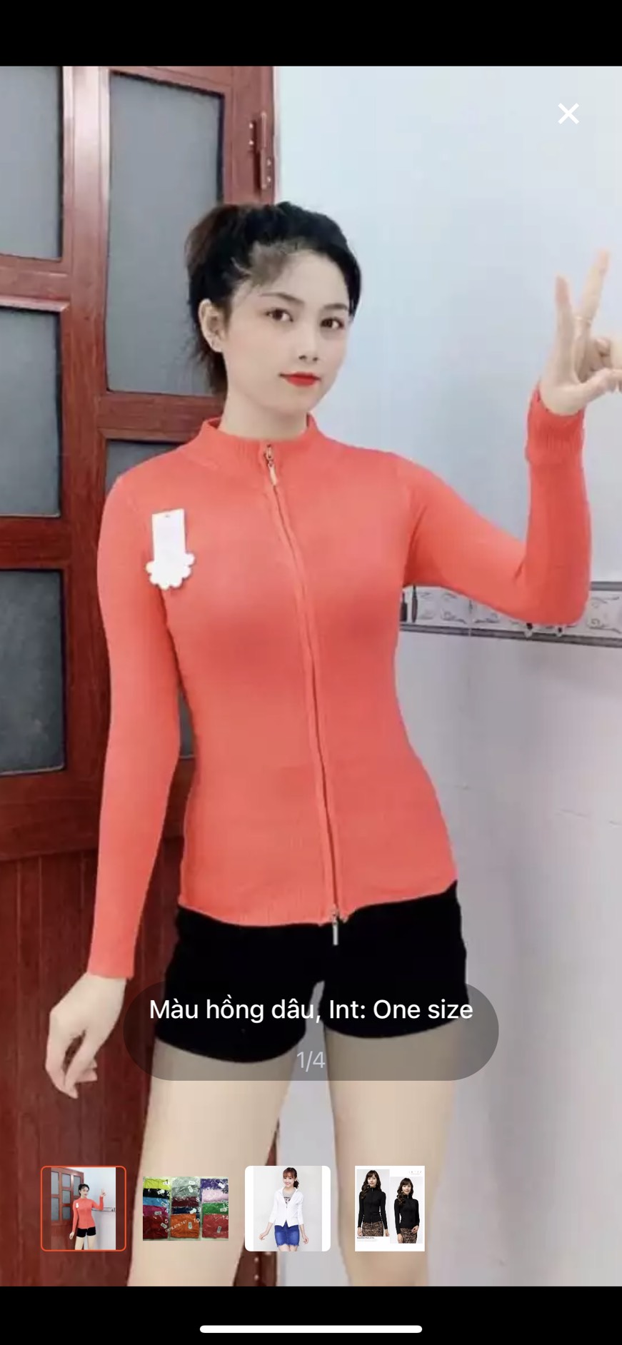 [HCM]Áo khoác len 2 đầu dây kéo