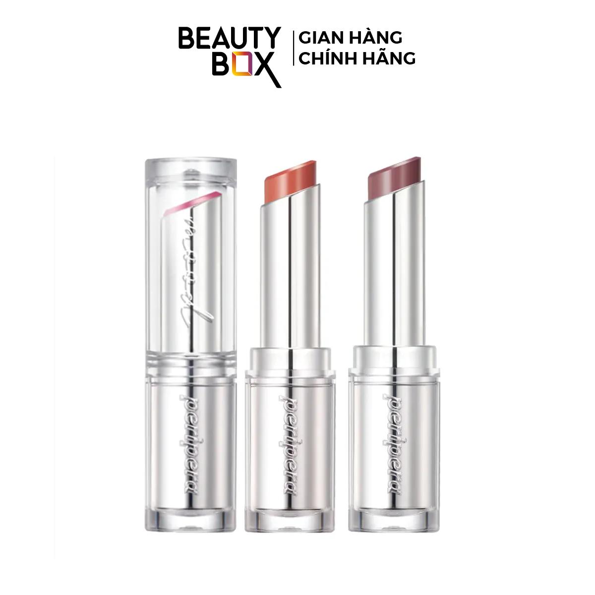 [Săn Sale]Son Dưỡng Có Màu Peripera Ink Mood Glowy Blam 3.2g
