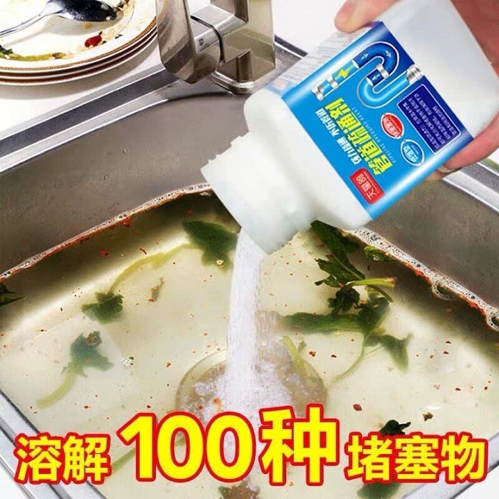 Bột thông cống-Lọ Thông Cống Nắp Xanh