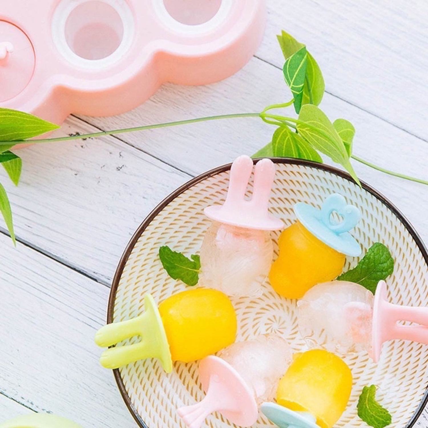 Khuôn kem silicon hình thú siêu cute cho bé