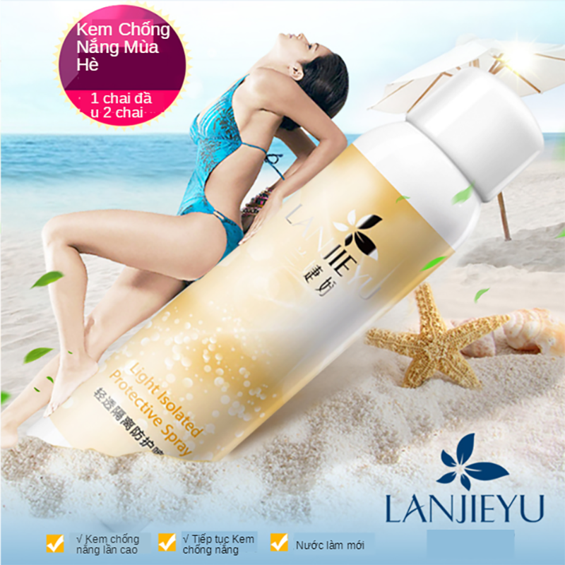 Xịt chống nắng nâng tông da 150ml
