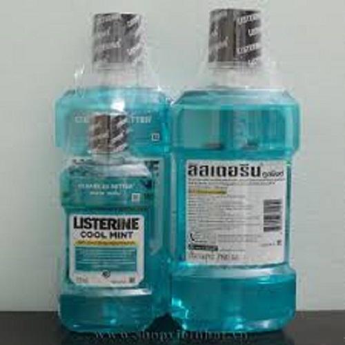 Nước súc miệng LISTERINE Thái Lan 750ml [tặng 1 chai 250ml]